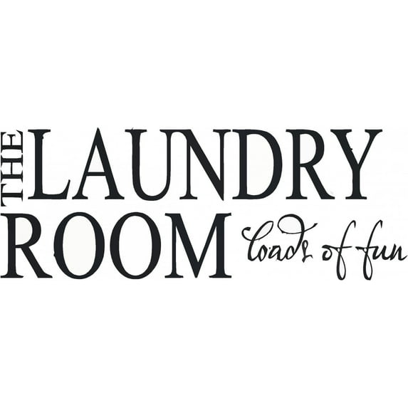 Custom Wall Decal Laundry Room Picture Art Living Room Home Decor Sticker - Vinyl Wall Decal - Size : 10 X 30 Inches