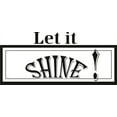 thumbnail image 1 of Custom Wall Decal Let it Shine Poster Art Design Kids Home Bedroom Sticker Vinyl Wall Decal 10 X 30 Inches, 1 of 1