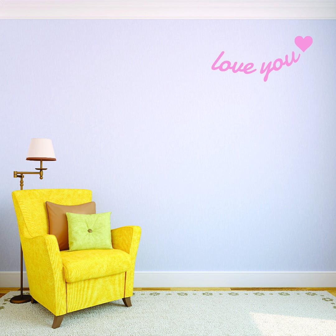 Custom Wall Decal Love You Heart Home Decoration Sticker Art Vinyl Wall ...