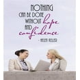 thumbnail image 1 of Custom Wall Decal Nothing can be done without hope & confidence. Helen Keller Quote Sticker Vinyl Wall 20x30", 1 of 1