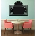 thumbnail image 1 of Custom Wall Decal : One Side Arc Rectangular Shape With Artistic Design Frame Silhouette 12x18 Inches, 1 of 1