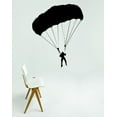 thumbnail image 1 of Custom Wall Decal : Parisail Parachute Jumping Man Sky Diving 16x24 Inches, 1 of 2