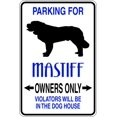 thumbnail image 1 of Custom Wall Decal Parking For Mastiff -Parking Signs - - Vinyl Wall Sticker : 9 X18", 1 of 1