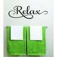 thumbnail image 1 of Custom Wall Decal : Relax Tub Bathroom Sign 14x28 Inches, 1 of 1