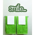 thumbnail image 1 of Custom Wall Decal Smile Hapiness Life Quote - - Vinyl Wall Sticker : 8 X 24", 1 of 1