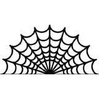 Custom Wall Decal Spider Web - Kids Boys Bedroom Home Decor Sticker - Vinyl Wall Size 12x20 inches