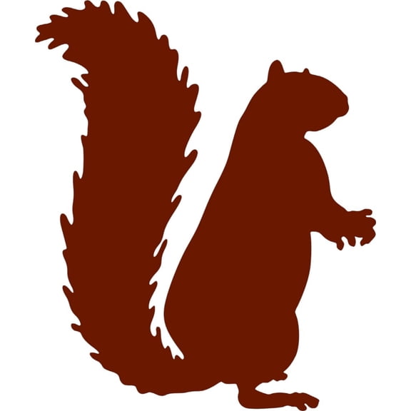 Custom Wall Decal Squirrel Animal Vinyl Wall Sticker 6 X 16"