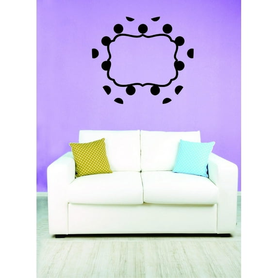 Custom Wall Decal Sticker : Apple Polka-Dots Pattern Prints 16x24"