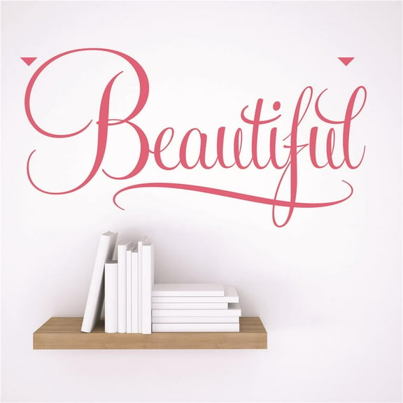 Custom Wall Decal Sticker : Beautiful Quote 15x15 Inches
