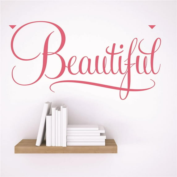 Custom Wall Decal Sticker : Beautiful Quote 15x15 Inches
