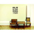 thumbnail image 1 of Custom Wall Decal Sticker - Call Me Old-Fashioned But I Love All Things Rusty Weathered Vintage And Chippy Quote Home Decor 16x24", 1 of 1