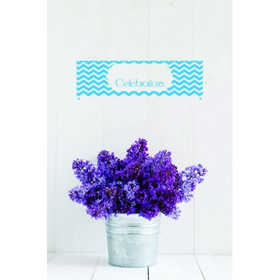 Custom Wall Decal Sticker : Celebrations Party Fun Gathering Home Decor 16x40"