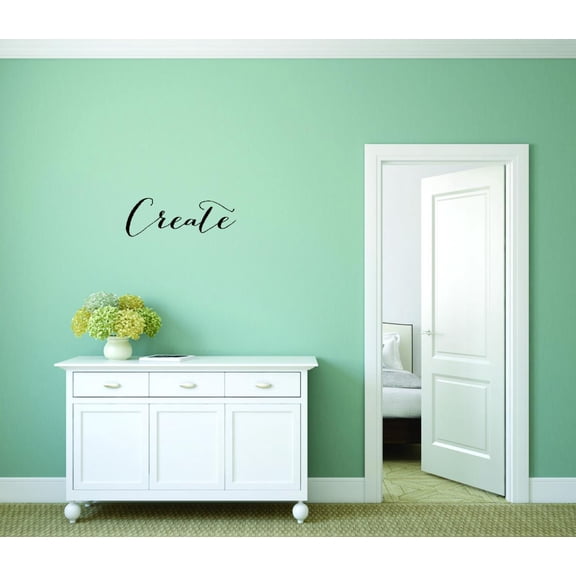 Custom Wall Decal Sticker - Create Quote Home Decor Picture Art 8x20 Inches