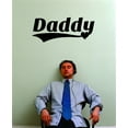 thumbnail image 1 of Custom Wall Decal Sticker : Daddy Lettering Heart Design 20x40", 1 of 1