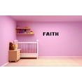 thumbnail image 1 of Custom Wall Decal Sticker : Faith Text Lettering Quote Bedroom Living Room Home Decor :12 X30", 1 of 1