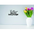 thumbnail image 1 of Custom Wall Decal Sticker : Follow Your Own Kind Of Beautiful Inspirational Life Quote - Self Esteem Home Decor 14x28", 1 of 1