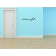 thumbnail image 1 of Custom Wall Decal Sticker : Founded On Faith Life Quote Home Decor 8x20", 1 of 1