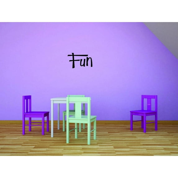 Custom Wall Decal Sticker Fun Inspirational Life Quote Living Room Bedroom Home Decor :20 X40"