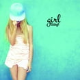 thumbnail image 1 of Custom Wall Decal Sticker - Girl Thing ! Teen Girl Saying Bedroom QuoteHome Decor Picture Art 18x18 Inches, 1 of 3