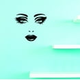 thumbnail image 1 of Custom Wall Decal Sticker : Girl face Home Decor 18x18", 1 of 2