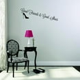 thumbnail image 1 of Custom Wall Decal Sticker - Good Friends & Good Shoes Quote Home Decor 20x40", 1 of 1