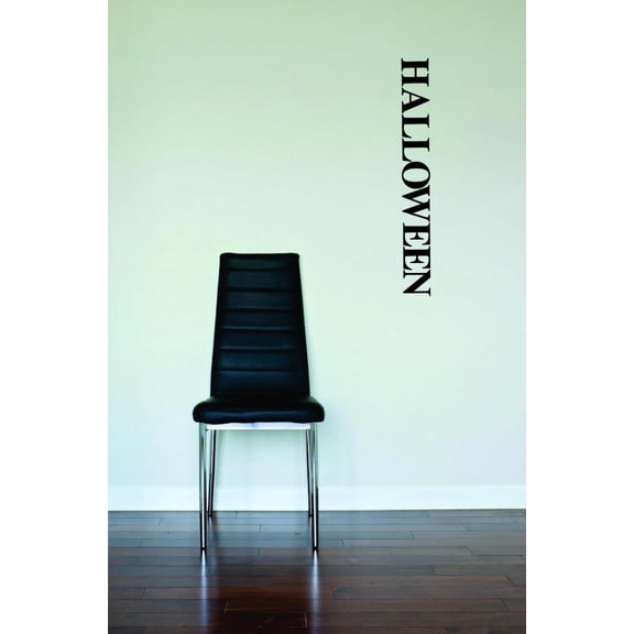 Custom Wall Decal Sticker - Halloween Holiday Quote Home Decor Picture Art 8x32 Inches