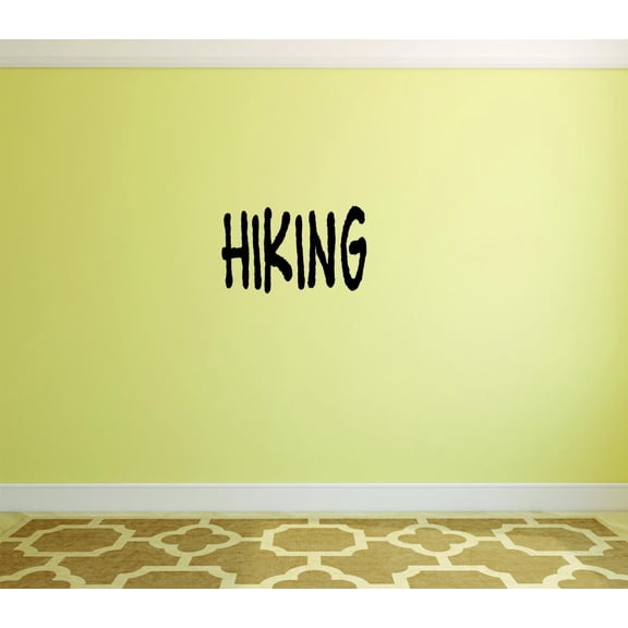 Custom Wall Decal Sticker : Hiking Quote Home Decor 8x20"