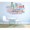 thumbnail image 1 of Custom Wall Decal Sticker Host Analysis Internet Resource Systems Technology Message Online Design Client Wall 20X30", 1 of 1