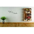 thumbnail image 1 of Custom Wall Decal Sticker - Laugh As Much As You Breath Living Room Quote Home Decor 12x30", 1 of 2
