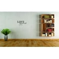 thumbnail image 1 of Custom Wall Decal Sticker - Love Beyond Words Living Room Quote Home Decor Picture Art 14x28 Inches, 1 of 1