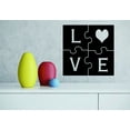 thumbnail image 1 of Custom Wall Decal Sticker : Love Heart Puzzle Piece Design 16x16 Inches, 1 of 1