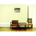 thumbnail image 1 of Custom Wall Decal Sticker : Loving Vintage And Chippy Text Lettering Quote Bedroom Living Room Home Decor :16 X16", 1 of 1