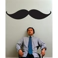 thumbnail image 1 of Custom Wall Decal Sticker : Mustache Mens 16x24", 1 of 1