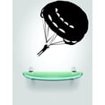 thumbnail image 1 of Custom Wall Decal Sticker : Parachute Jumping Man Sky Diving 12x18 Inches, 1 of 2