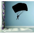 thumbnail image 1 of Custom Wall Decal Sticker : Parisail Parachute Jumping Man Sky Diving 12x18", 1 of 1