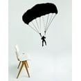 thumbnail image 1 of Custom Wall Decal Sticker : Parisail Parachute Jumping Man Sky Diving 12x18", 1 of 1