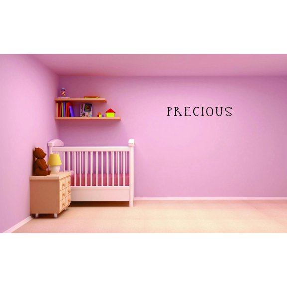 Custom Wall Decal Sticker - Precious Quote Bedroom Living Room Home Decor Picture Art 16x40 Inches