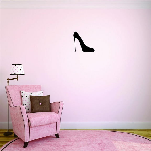 Custom Wall Decal Sticker - Shoes High Heel Stilettos Women Ladies Girl Teen Fashion Home Decor 20x20"