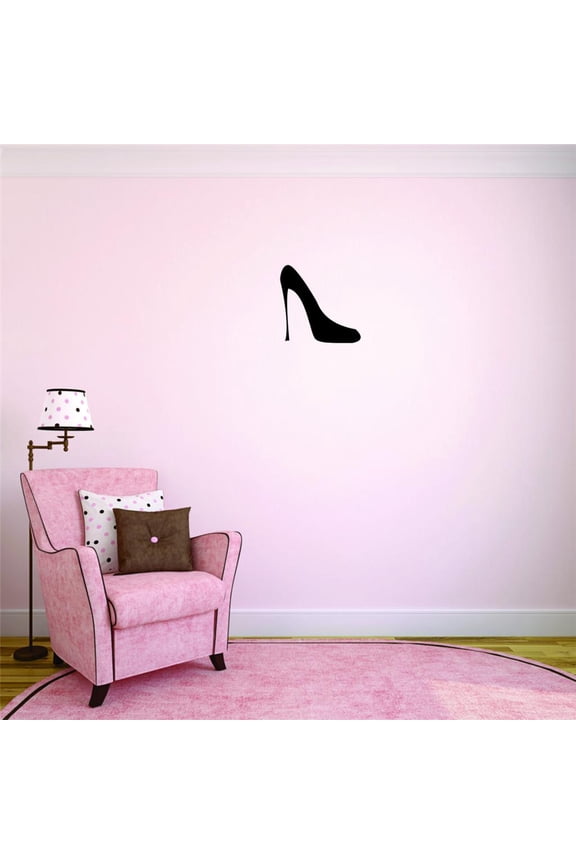 Custom Wall Decal Sticker - Shoes High Heel Stilettos Women Ladies Girl Teen Fashion Home Decor 20x20"