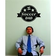 thumbnail image 1 of Custom Wall Decal Sticker : Soccer Dad Sport Ball Design Boy Girl Teen 20x30 Inches, 1 of 1