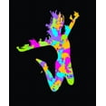 thumbnail image 1 of Custom Wall Decal Sticker : Splashed Colorful Paint Human Figure Teen Girl 12x18 Inches, 1 of 1