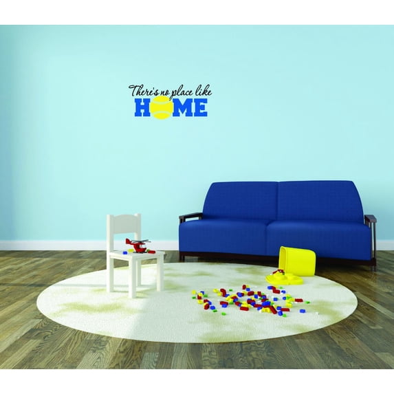 Custom Wall Decal Sticker : There's No Place Like Home Home Decor :18 X18"