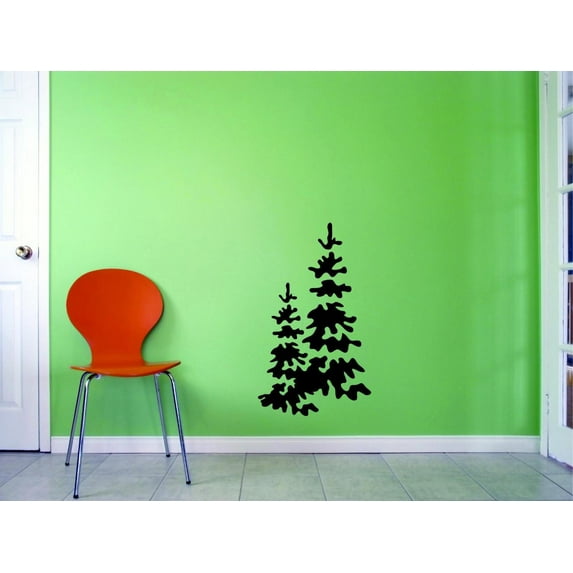 Custom Wall Decal Sticker - Trees Home Decor Picture Art 20x40 Inches
