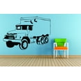 thumbnail image 1 of Custom Wall Decal Sticker : Truck Silhouette 16x24 Inches, 1 of 2