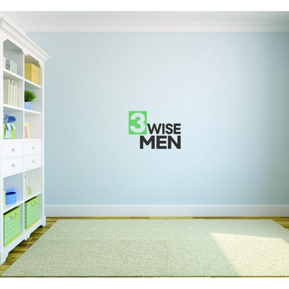 Custom Wall Decal Sticker - Wise Men Christmas Holiday Winter Home Decor Picture Art 12x18 Inches