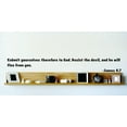 thumbnail image 1 of Custom Wall Decal Submit Yourselves Therefore To God. Resist The Devil, And He Will Flee From You. - James 4:7 Inspirational Life Bible Wall 10x24, 1 of 1