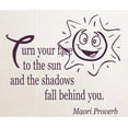 thumbnail image 1 of Custom Wall Decal Turn Your Face To The Sun Kids Boys Bed Room Picture Art Peel & Stick Vinyl Wall Decal Sticker 18 X 18 Inches, 1 of 1