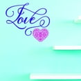 thumbnail image 1 of Custom Wall Decal Vinyl : Love Home Decor Picture Art 12 X 12, 1 of 1