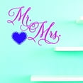 thumbnail image 1 of Custom Wall Decal Vinyl : Mr. & Mrs. Home Decor Picture Art 12 X 12, 1 of 1
