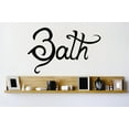 thumbnail image 1 of Custom Wall Decal Vinyl Sticker : Bath Lettering Tub Bathroom Quote Design Decor Bedroom Bathroom Mural 16x16 Inches, 1 of 1